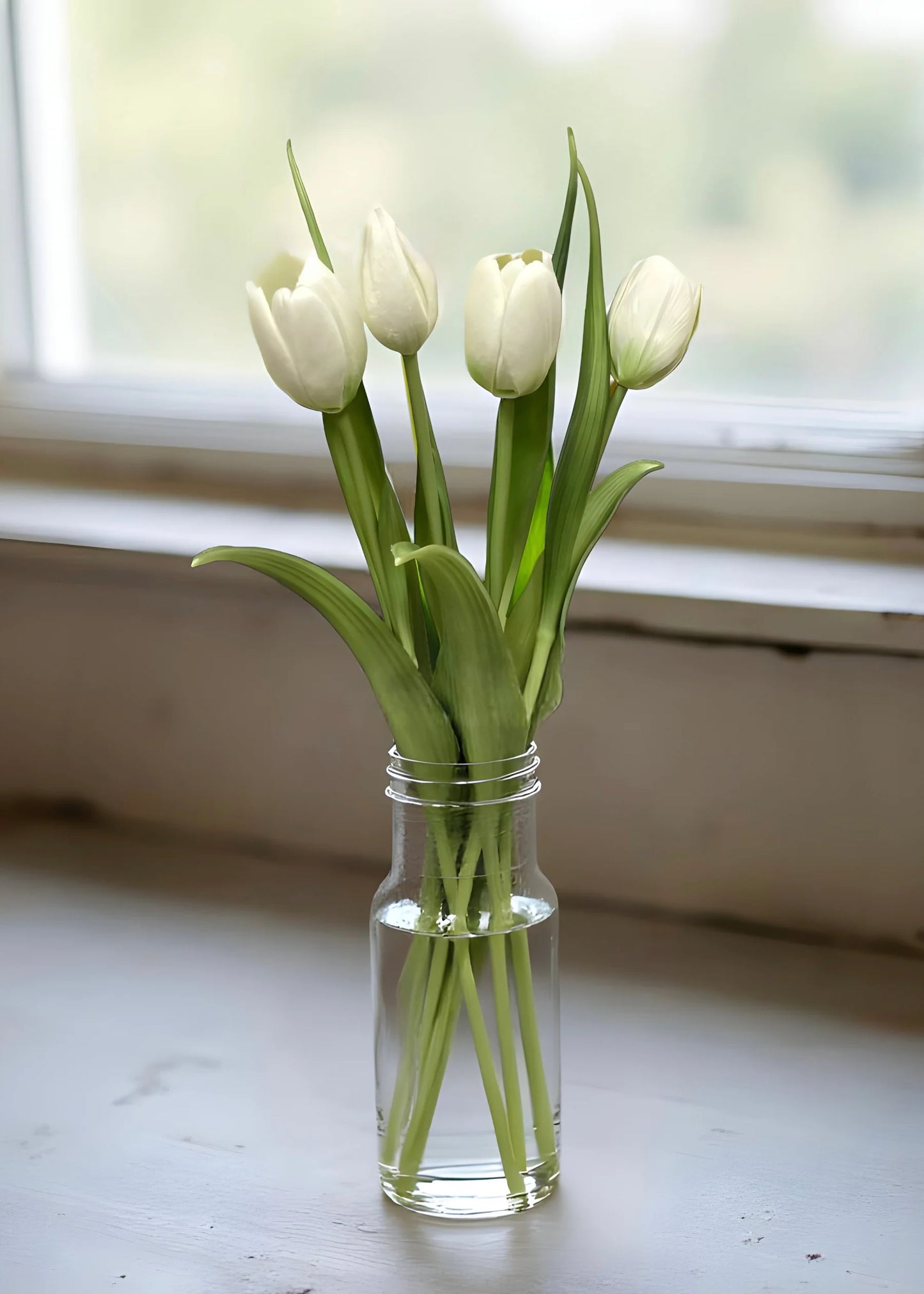 White Tulip Bouquet