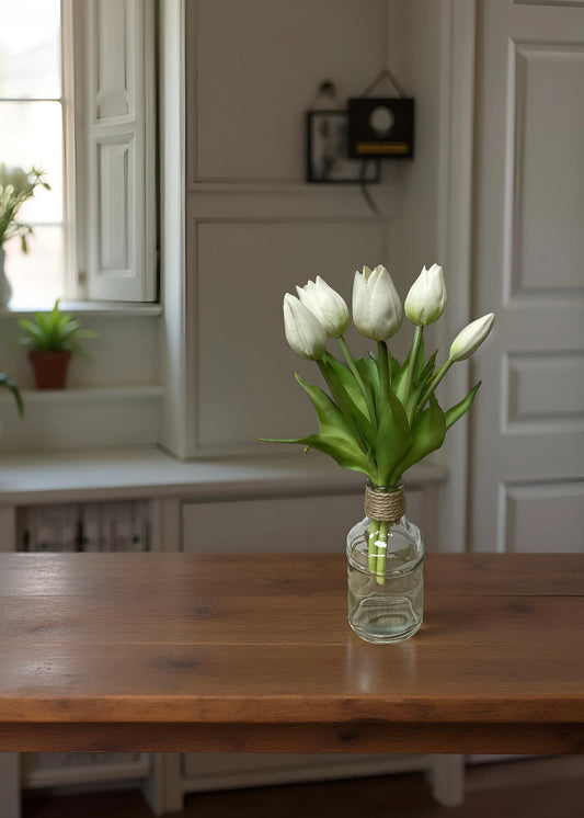 White Tulip Bouquet